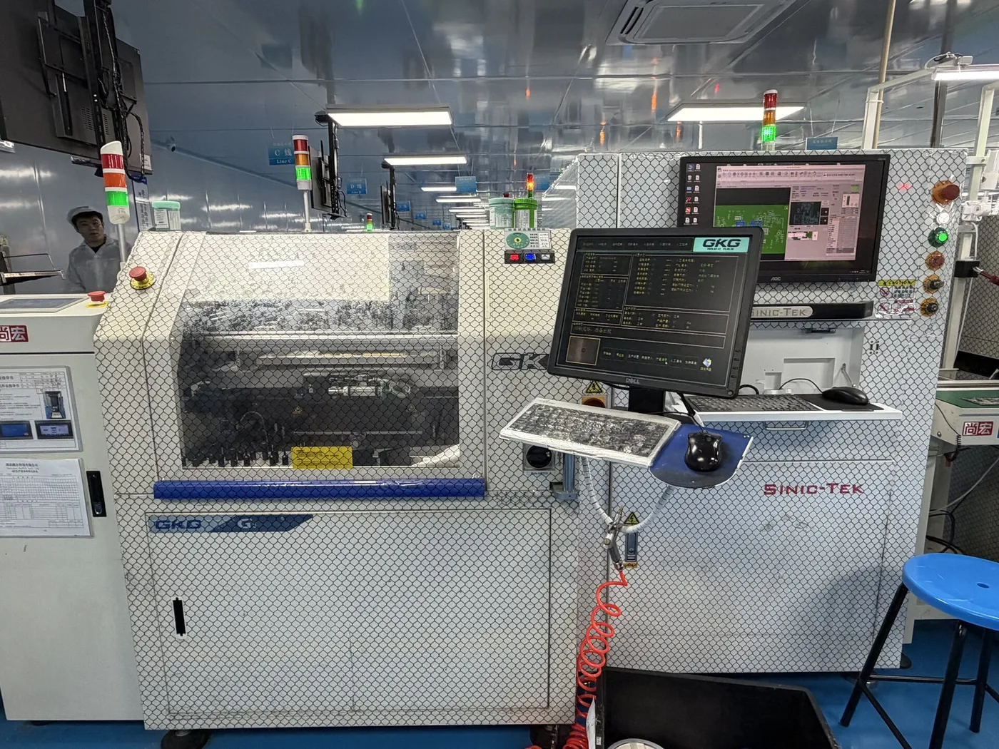 SMT placement line at our Shenzhen factory